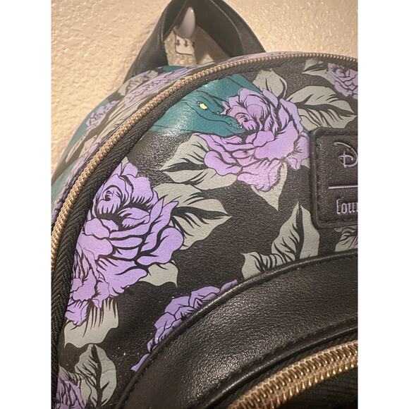 Loungefly Disney The Little Mermaid Ursula Floral Backpack Poor Unfortunate Soul - Picture 4 of 14